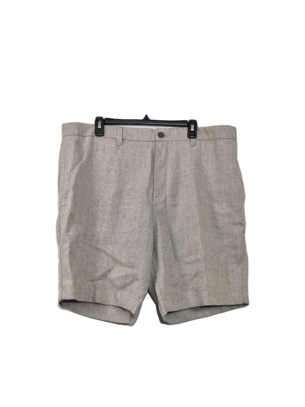 Caribbean Shorts Men's Size 42 Linen Cotton Blend Tan NWT